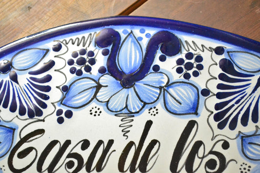 Letrero Personalizable de casa de Talavera Poblana CM458