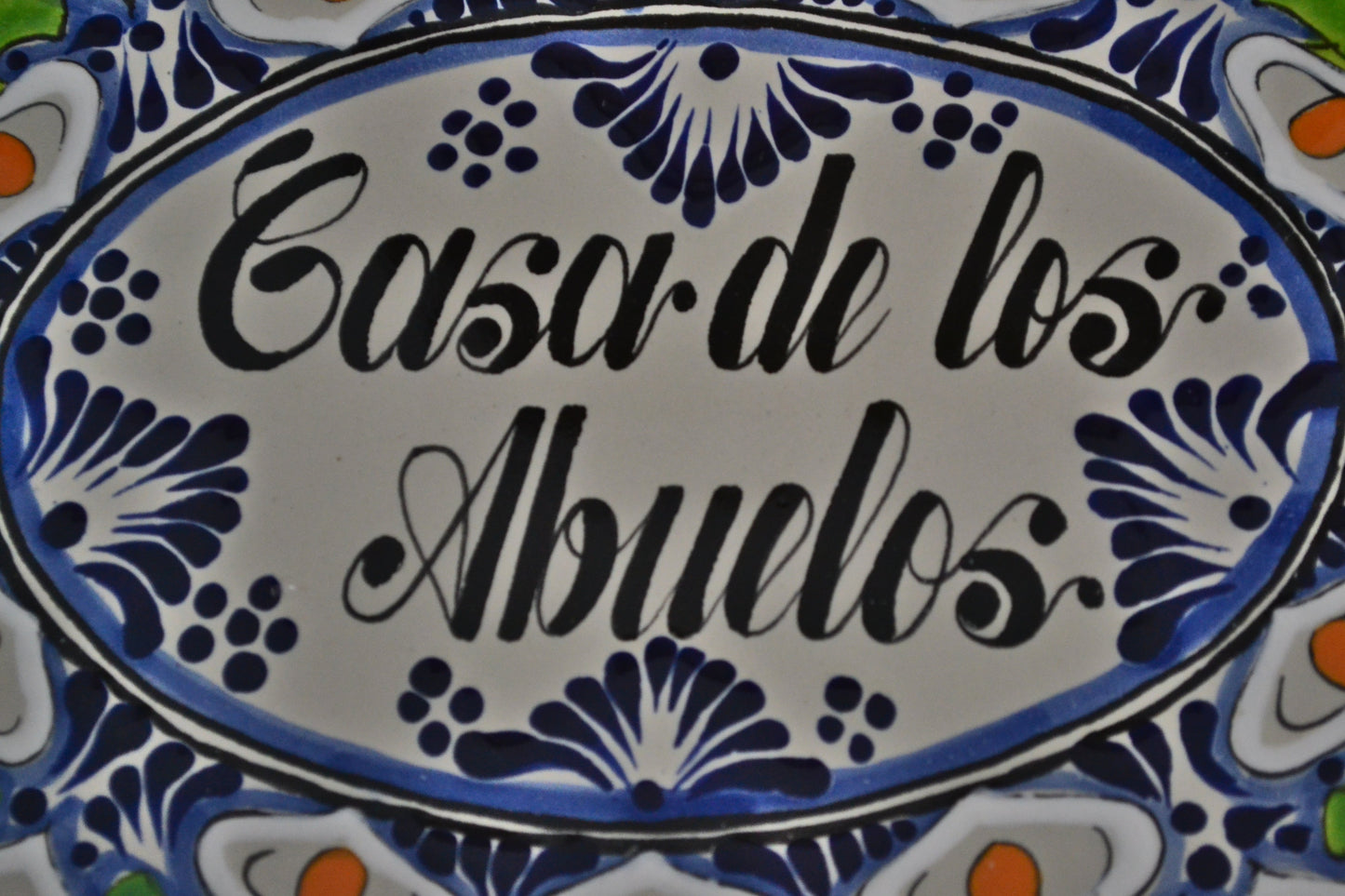 Letrero Personalizable de casa de Talavera Poblana CM462