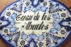 Letrero Personalizable de casa de Talavera Poblana CM458