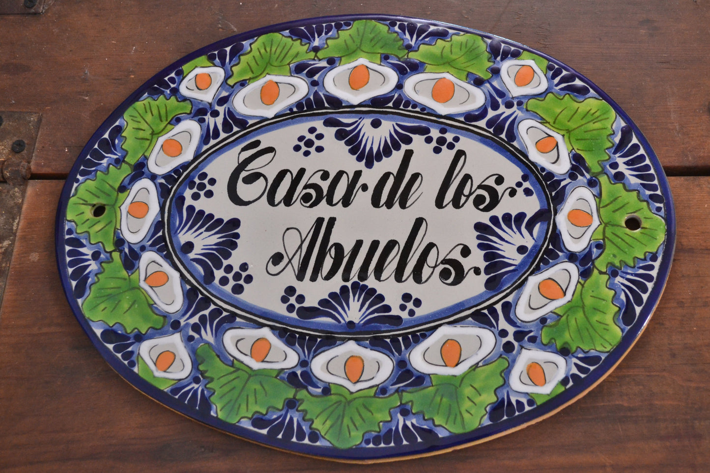Letrero Personalizable de casa de Talavera Poblana CM462