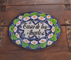 Letrero Personalizable de casa de Talavera Poblana CM462