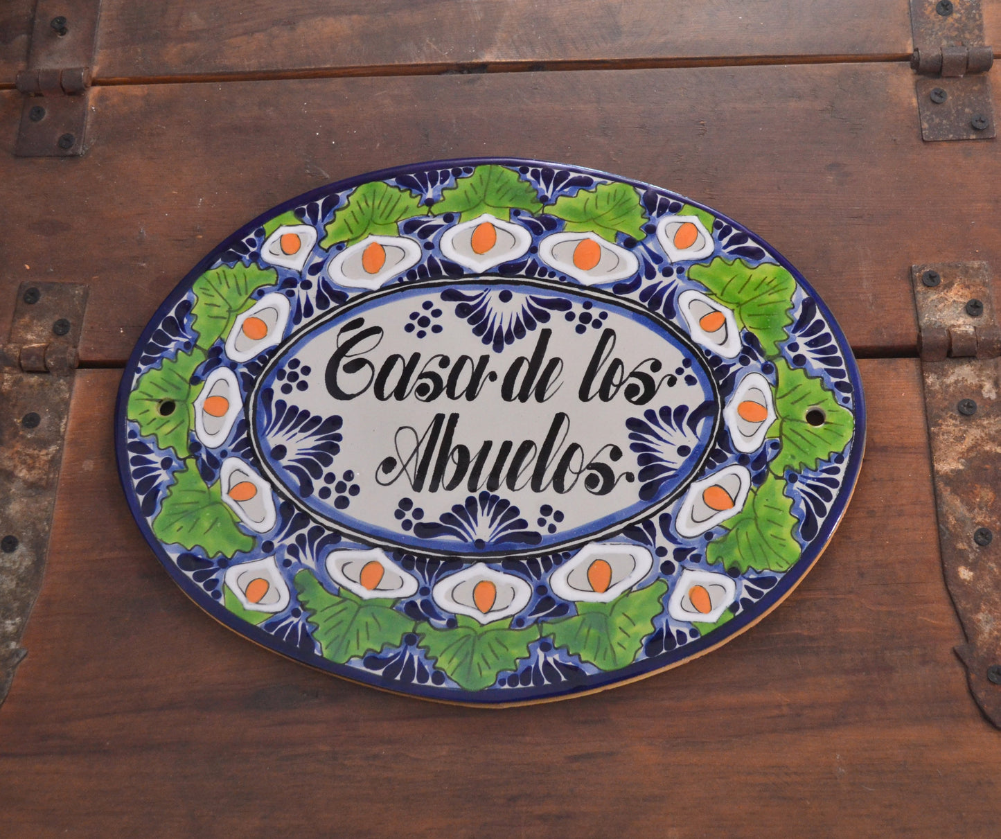 Letrero Personalizable de casa de Talavera Poblana CM462