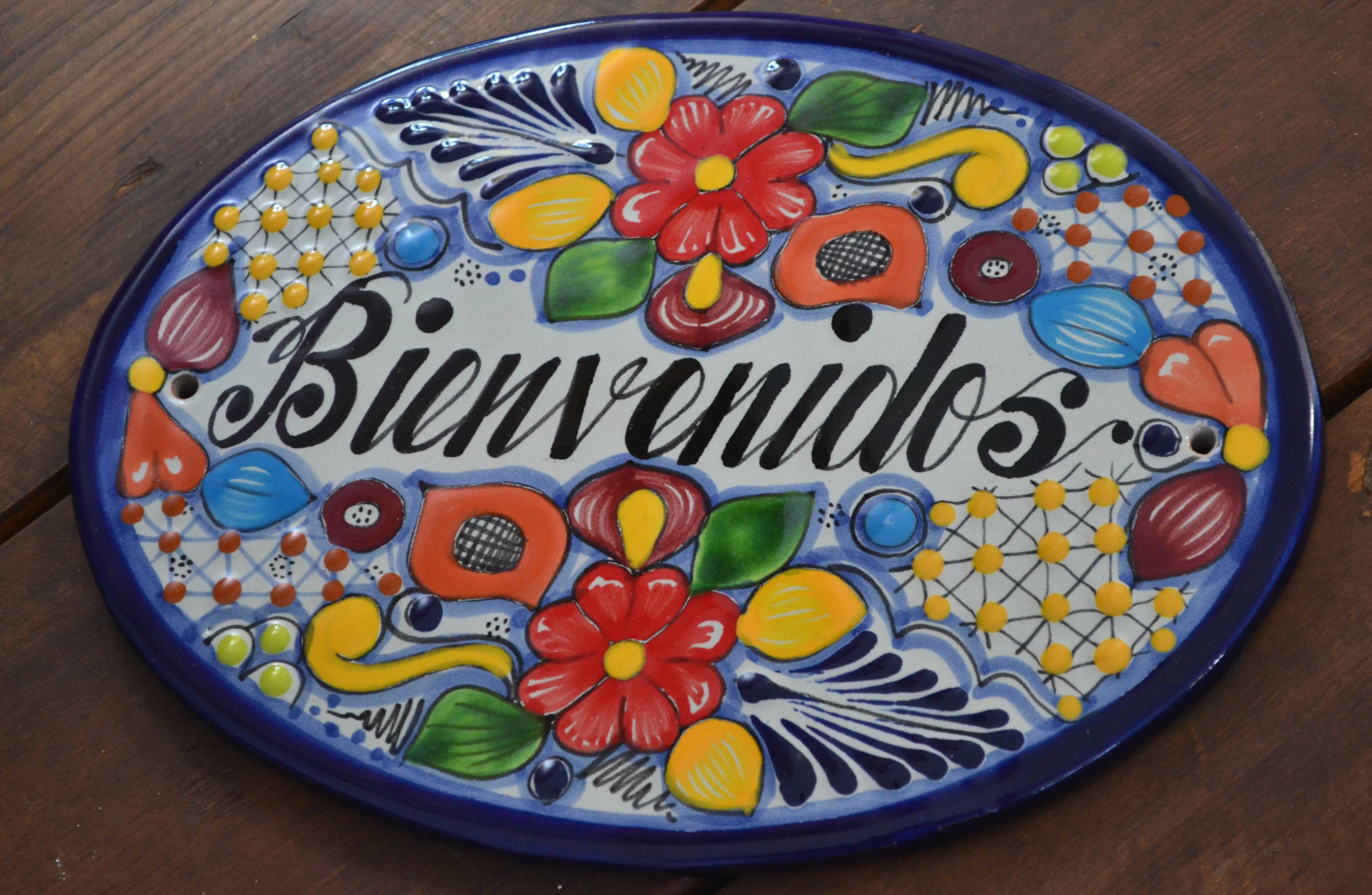 Letrero Personalizable de casa de Talavera Poblana CM465