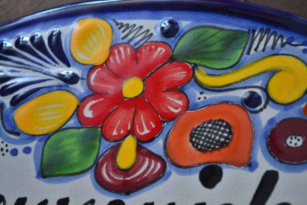 Letrero Personalizable de casa de Talavera Poblana CM465