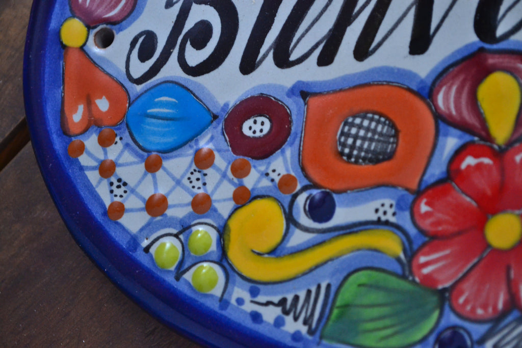 Letrero Personalizable de casa de Talavera Poblana CM465