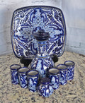 Juego de Licorera de Talavera Poblana CM469