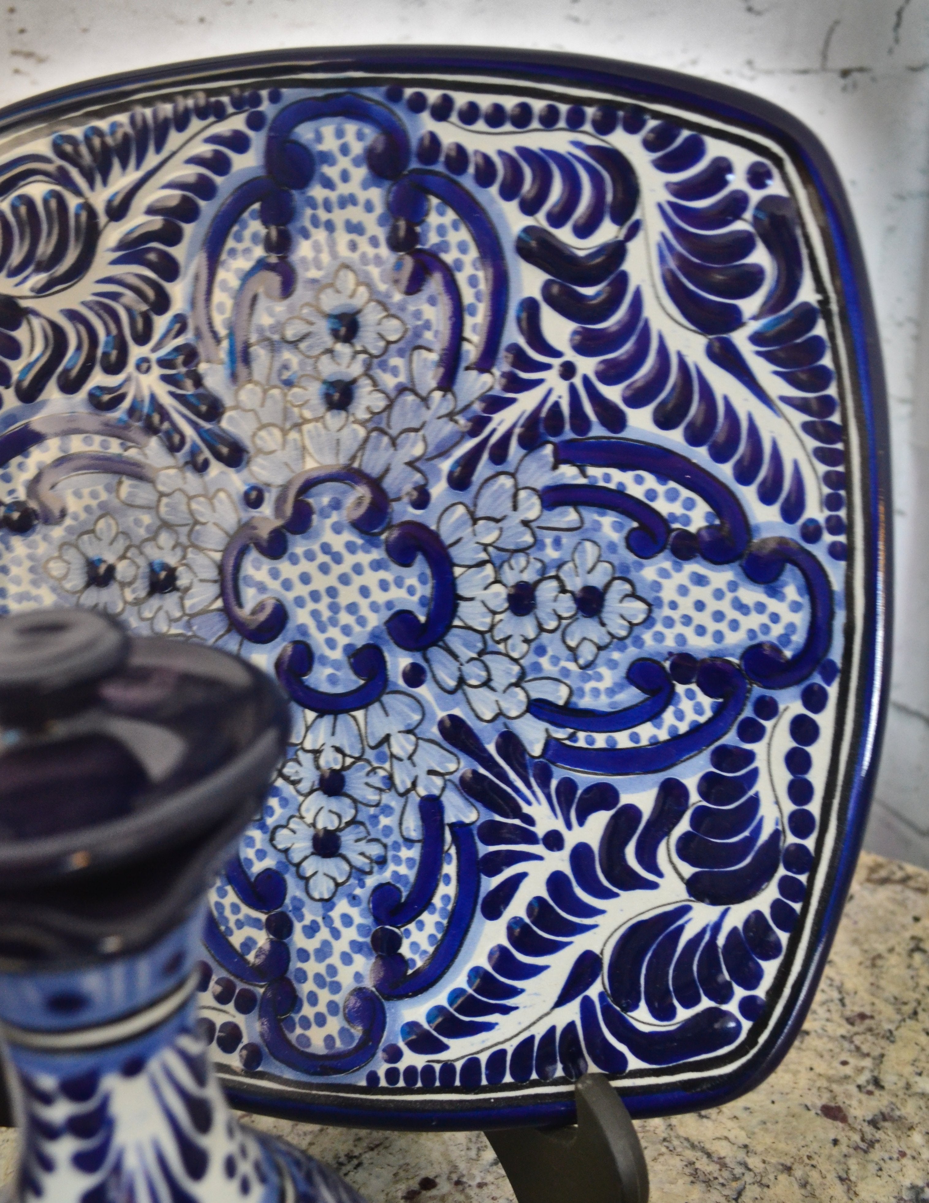 Juego de Licorera de Talavera Poblana CM469