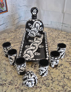 Juego de Licorera de Talavera Poblana CM492