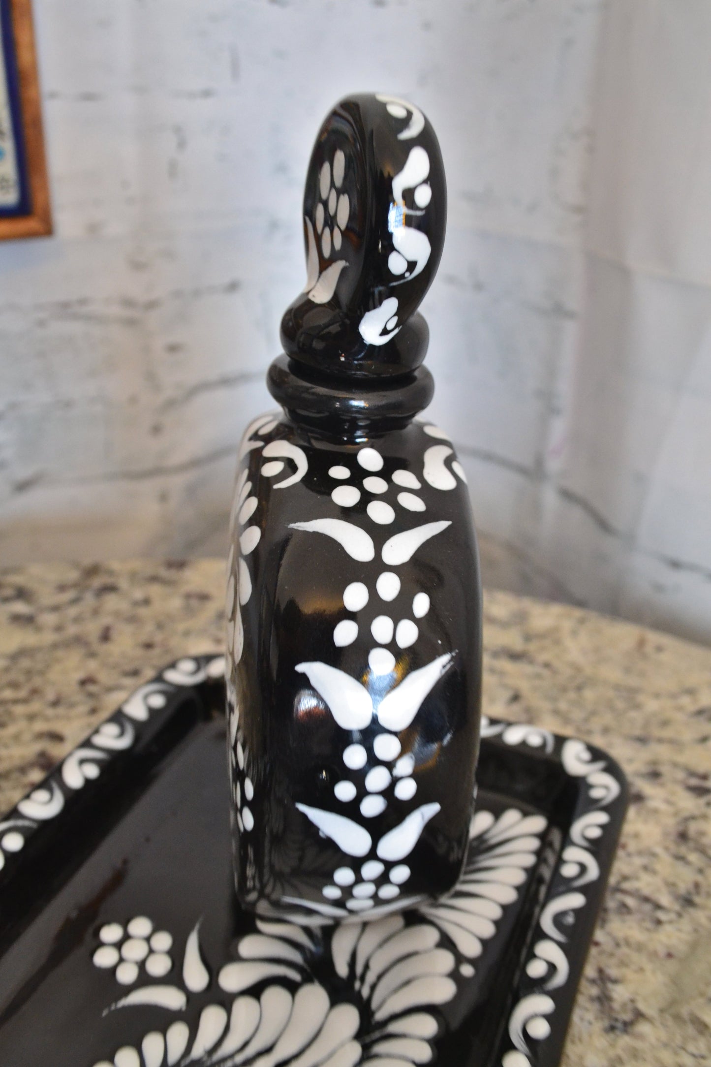 Juego de Tequila de Talavera Poblana CM492