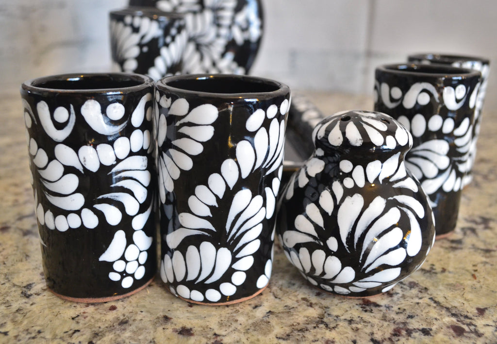 Juego de Licorera de Talavera Poblana CM492