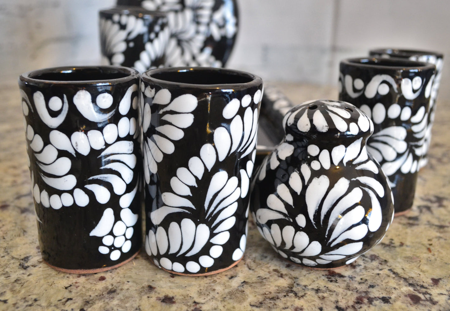 Juego de Tequila de Talavera Poblana CM492