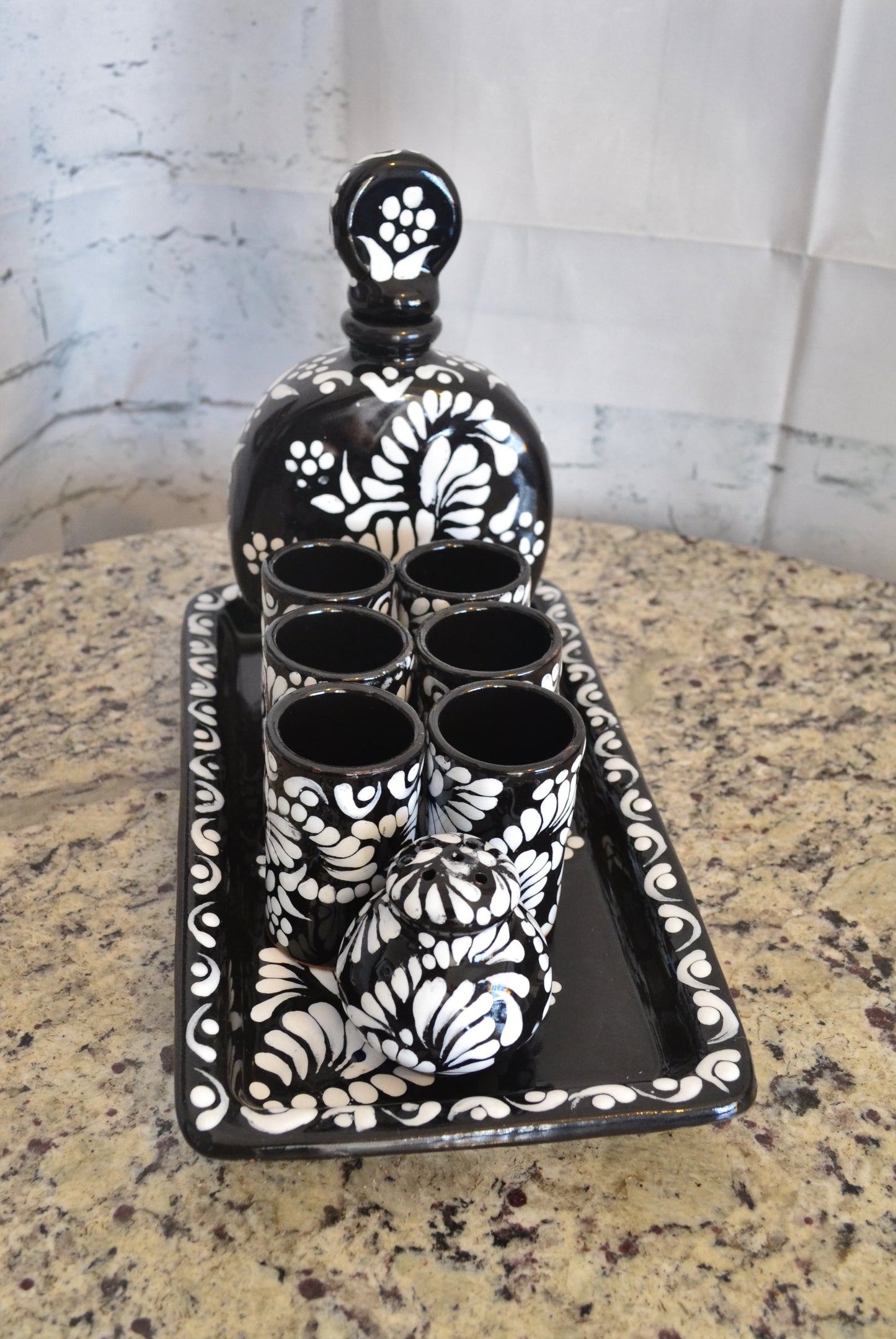 Juego de Tequila de Talavera Poblana CM492