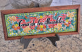 Letrero Personalizable de casa de Talavera Poblana con marco de madera  CM510
