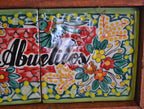 Letrero Personalizable de casa de Talavera Poblana con marco de madera  CM510