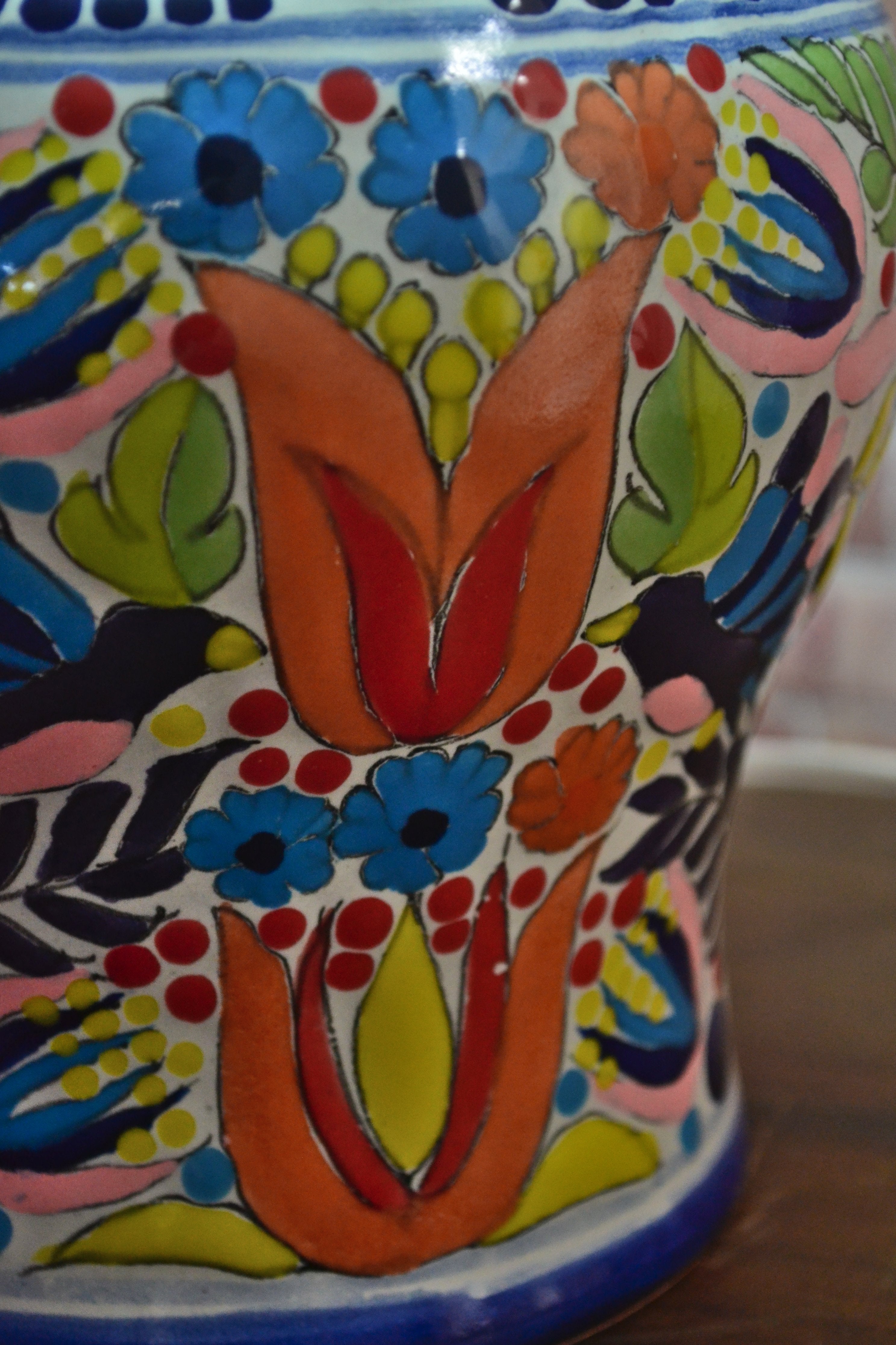 Lámpara de Talavera Poblana CM518