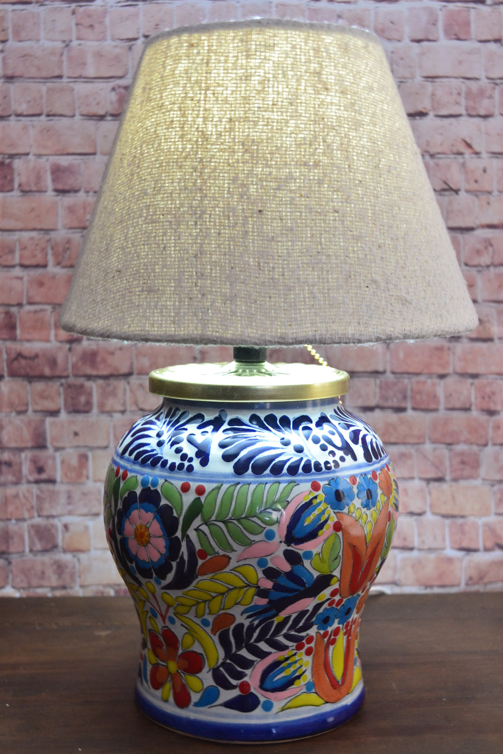 Lámpara de Talavera Poblana CM518