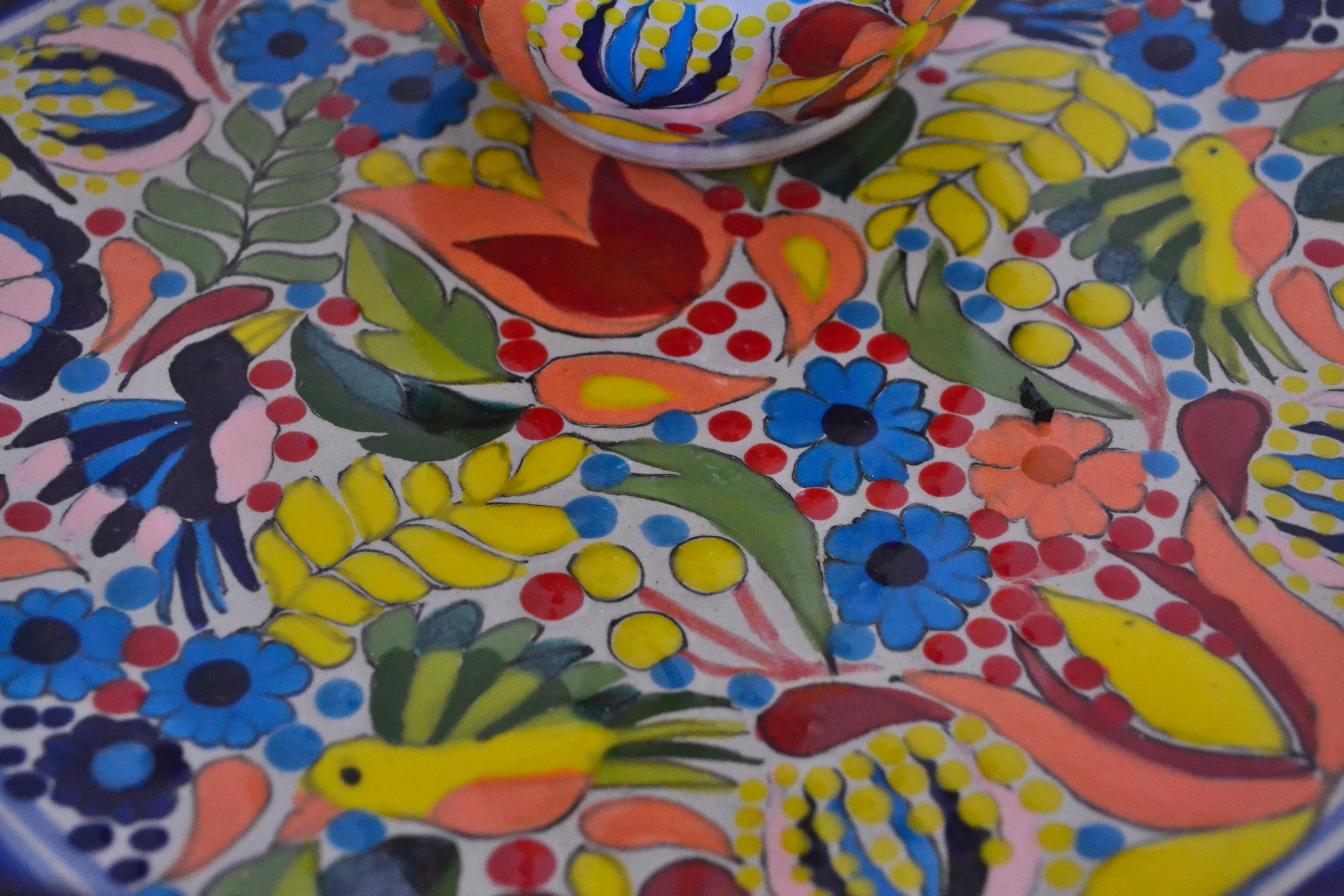 Juego de Licorera de Talavera Poblana CM524