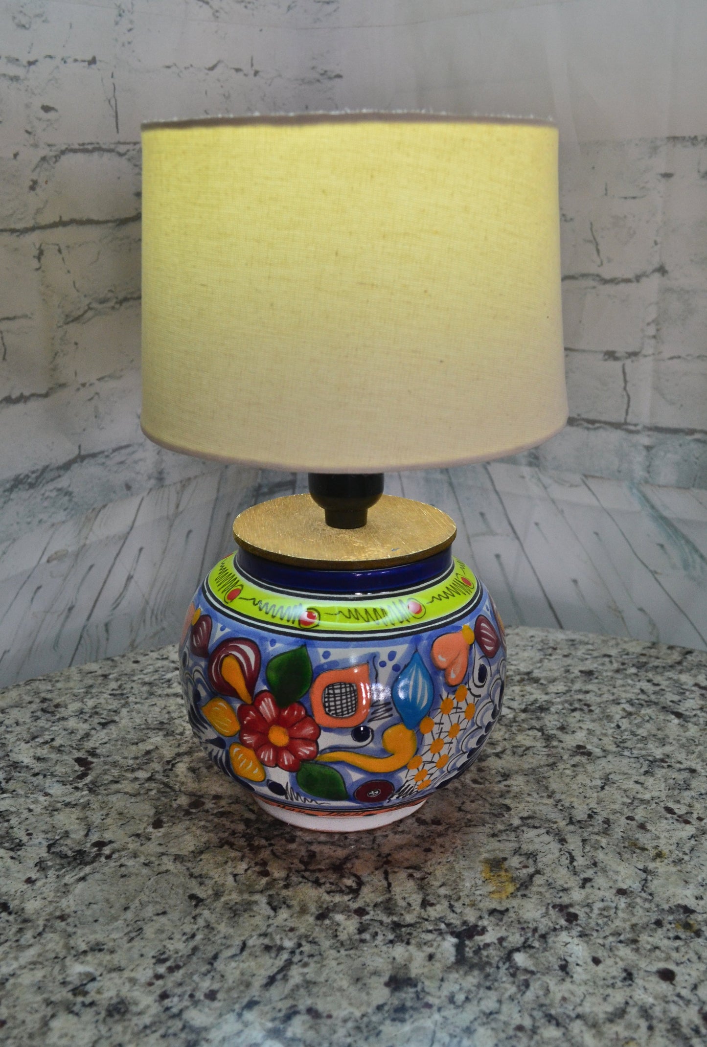 Lámpara de Talavera Poblana CM533