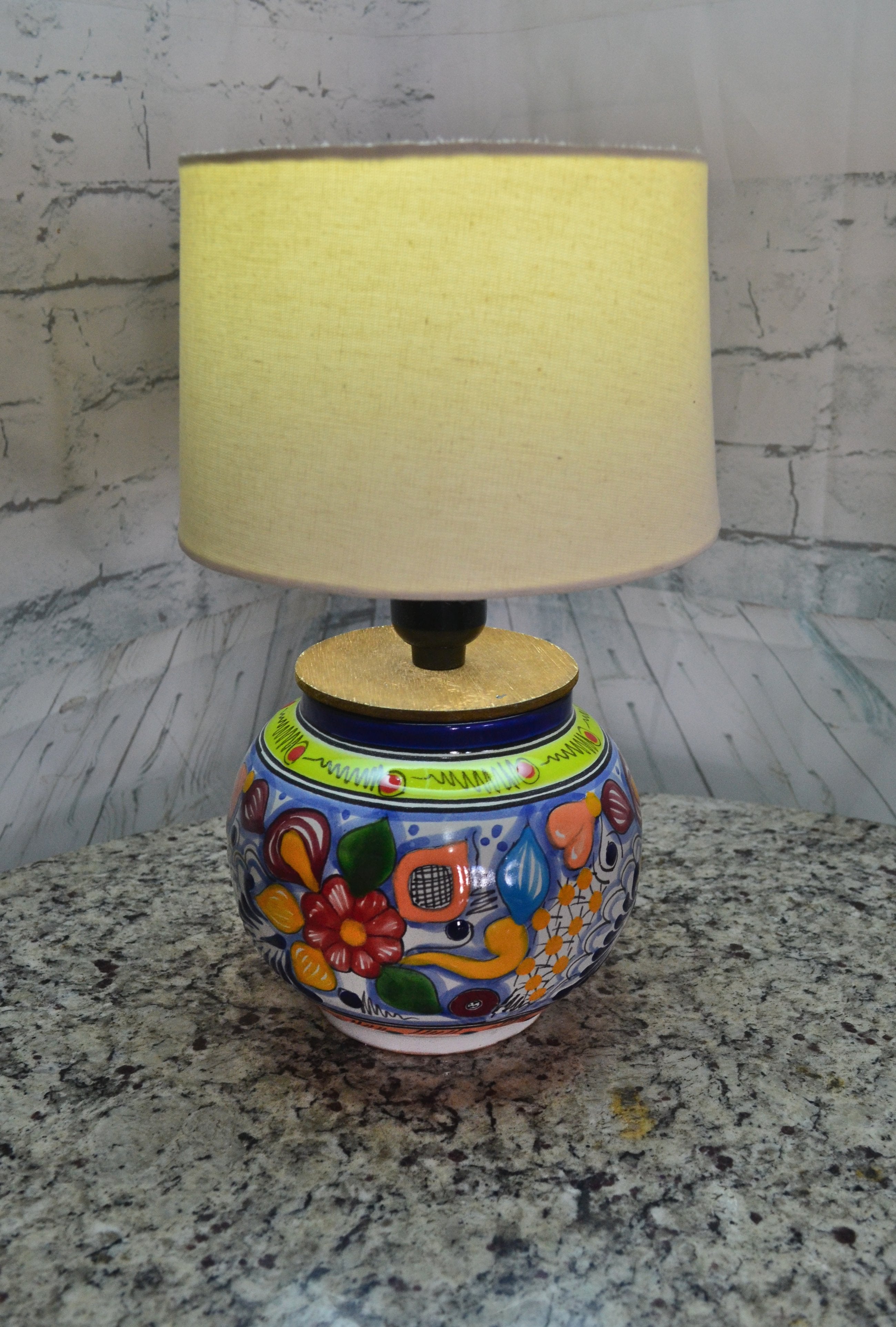 Lámpara de Talavera Poblana CM533