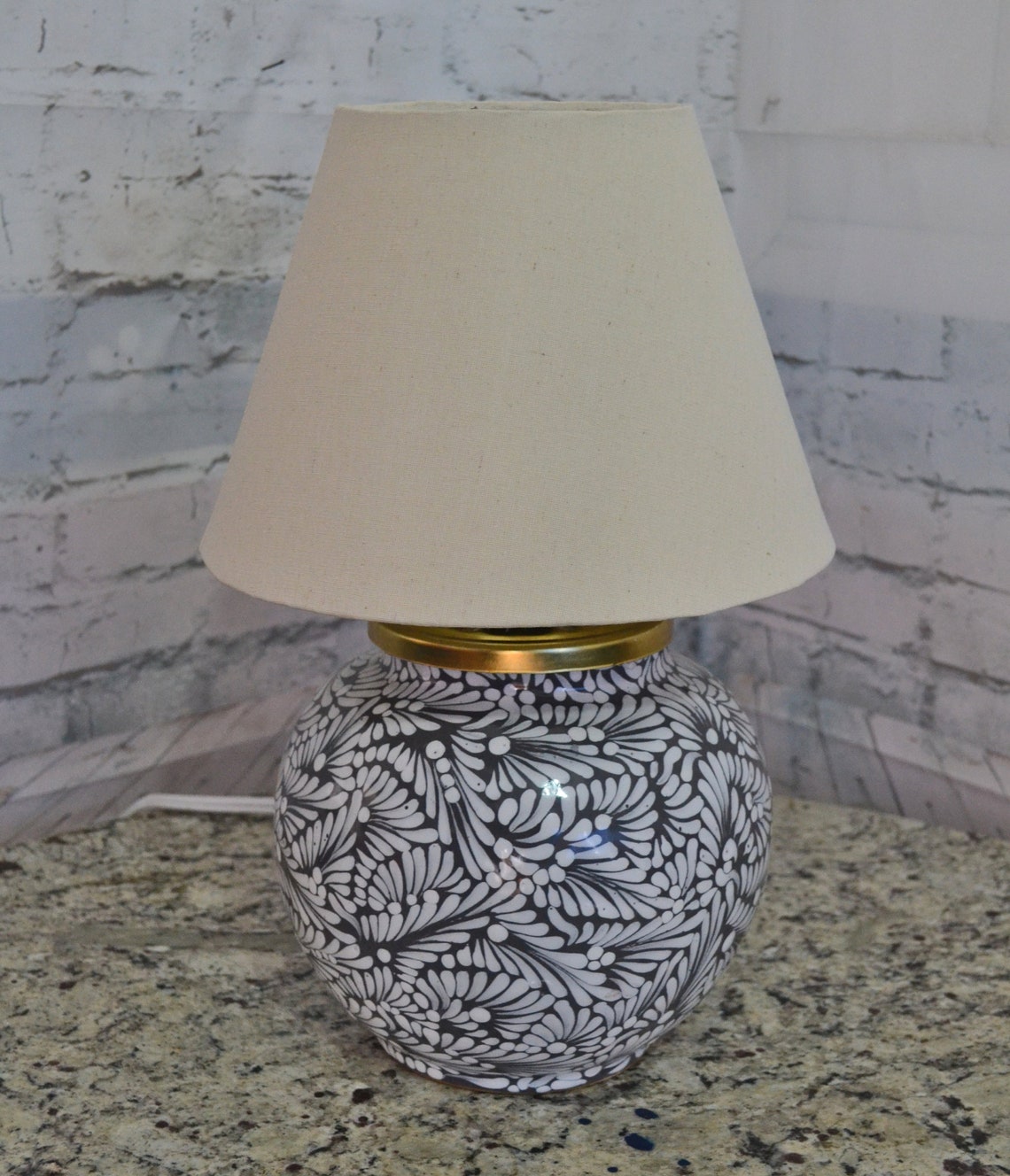 Lámpara de Talavera Poblana CM702