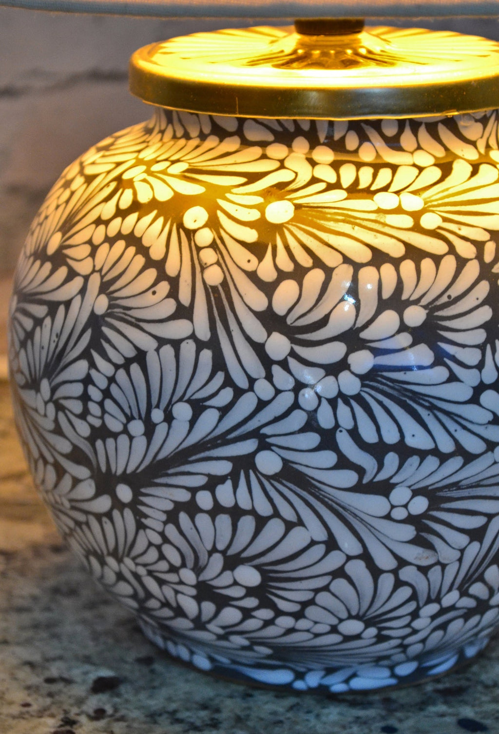 Lámpara de Talavera Poblana CM702