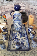 Juego de Licorera de Talavera Poblana CM109