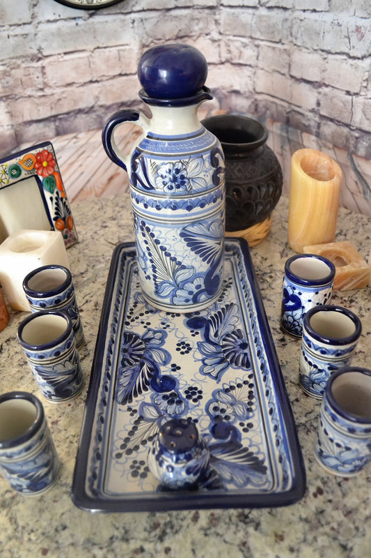 Juego de Tequila de Talavera Poblana CM109