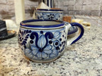 2 Tazas chocolateras de Talavera Poblana CM225