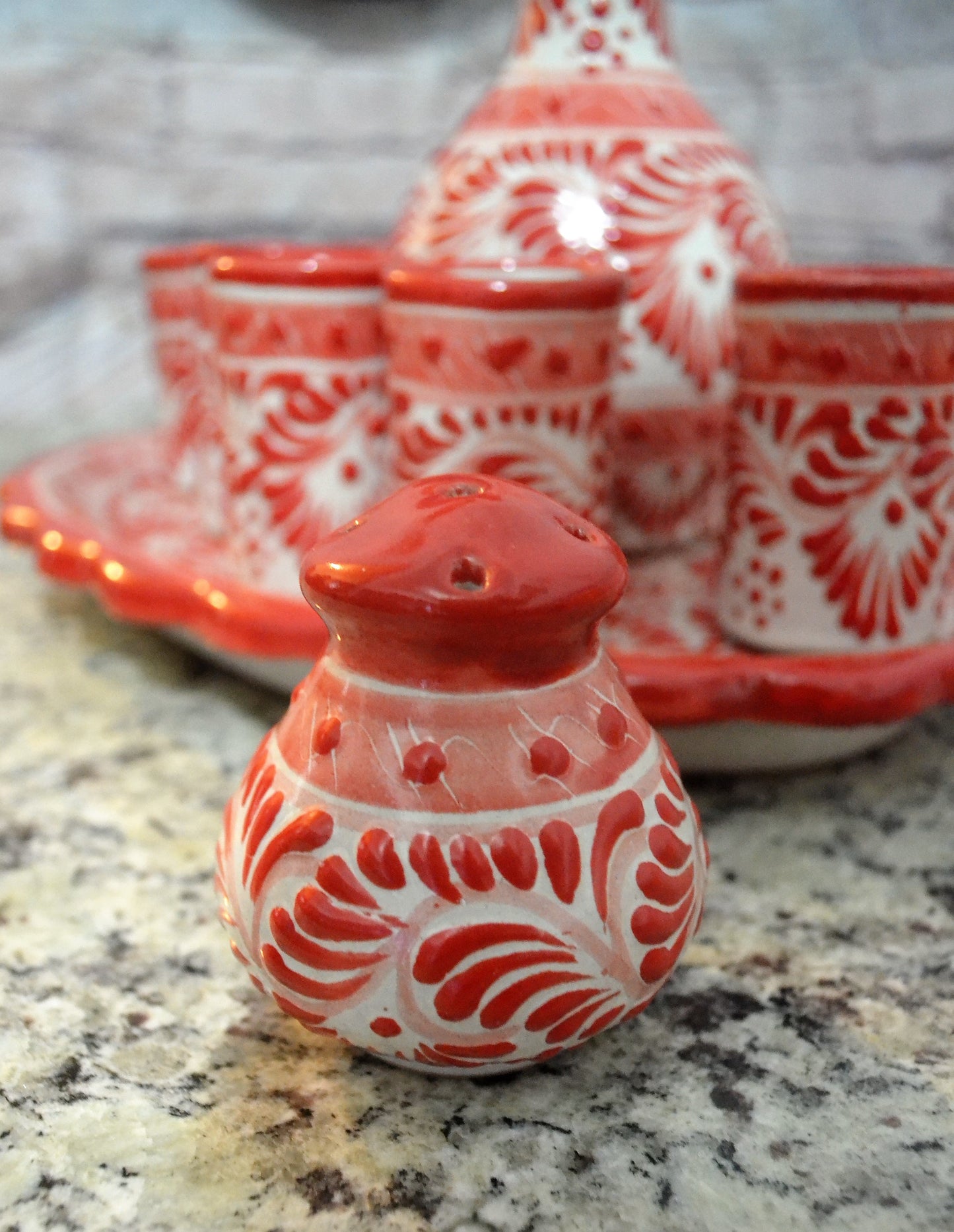 Juego de Tequila de Talavera Poblana CM111