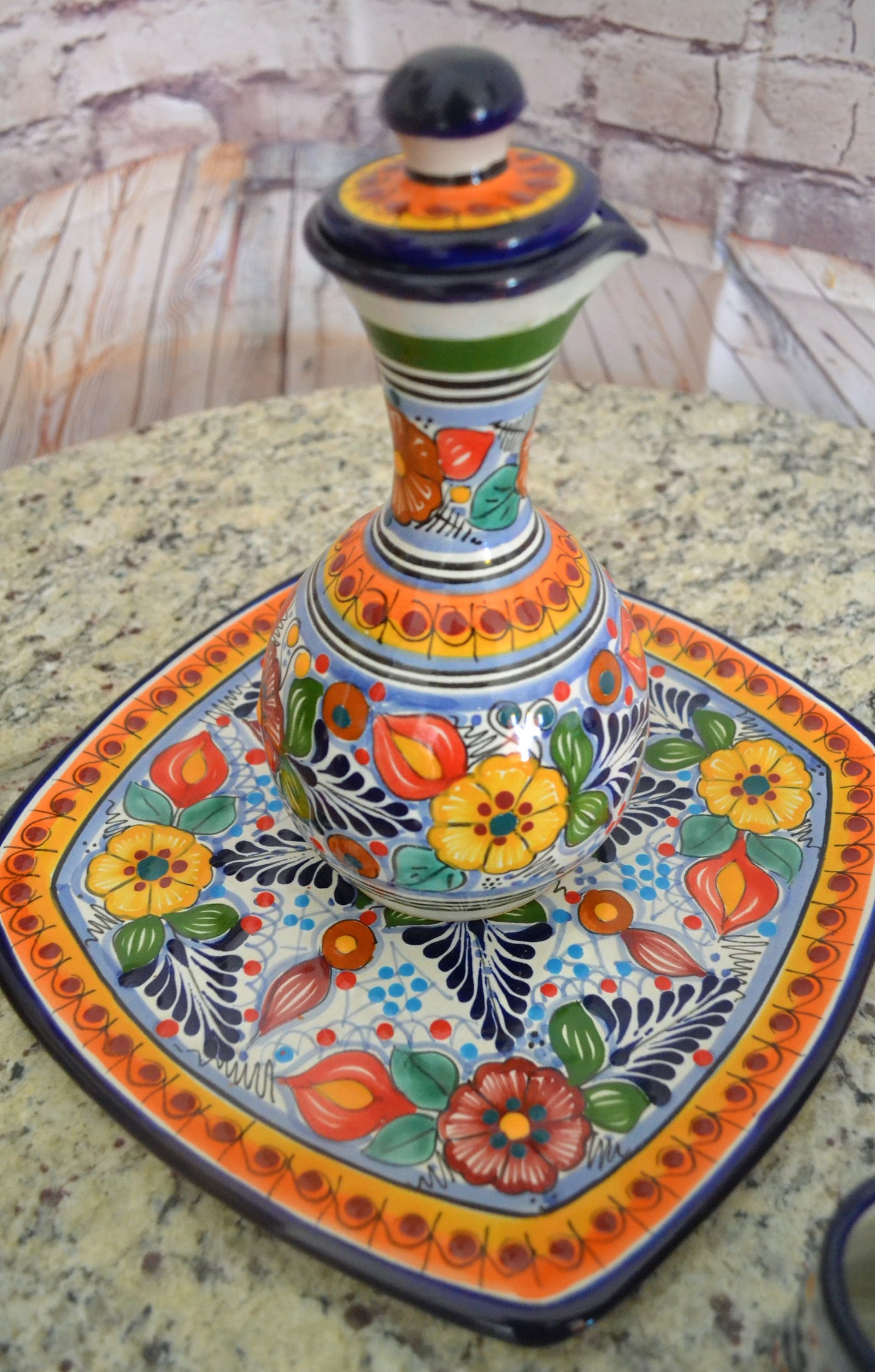 Juego de Tequila de Talavera Poblana CM116