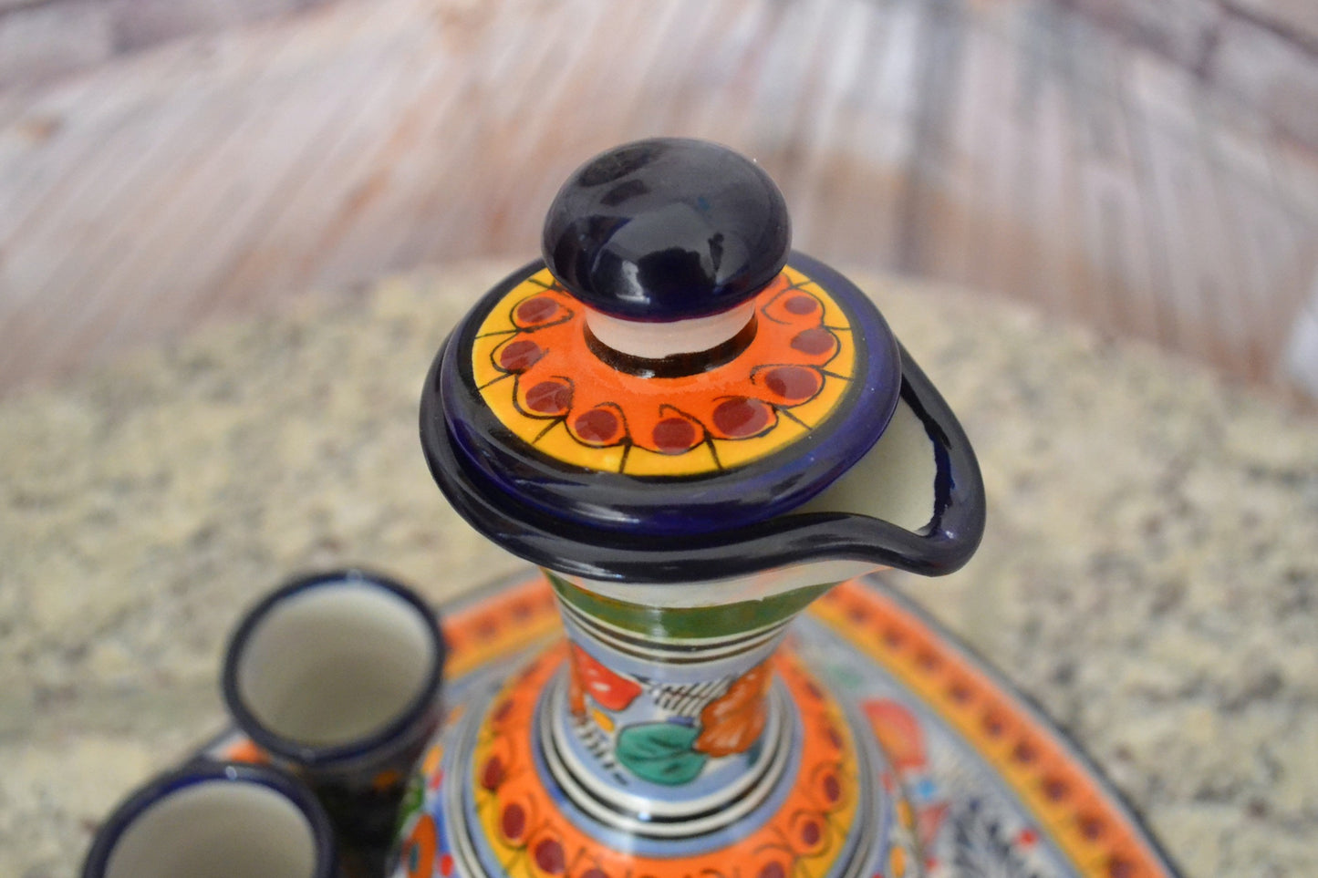 Juego de Tequila de Talavera Poblana CM116