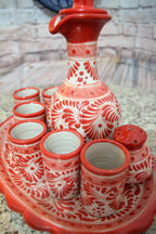 Juego de Licorera de Talavera Poblana CM111