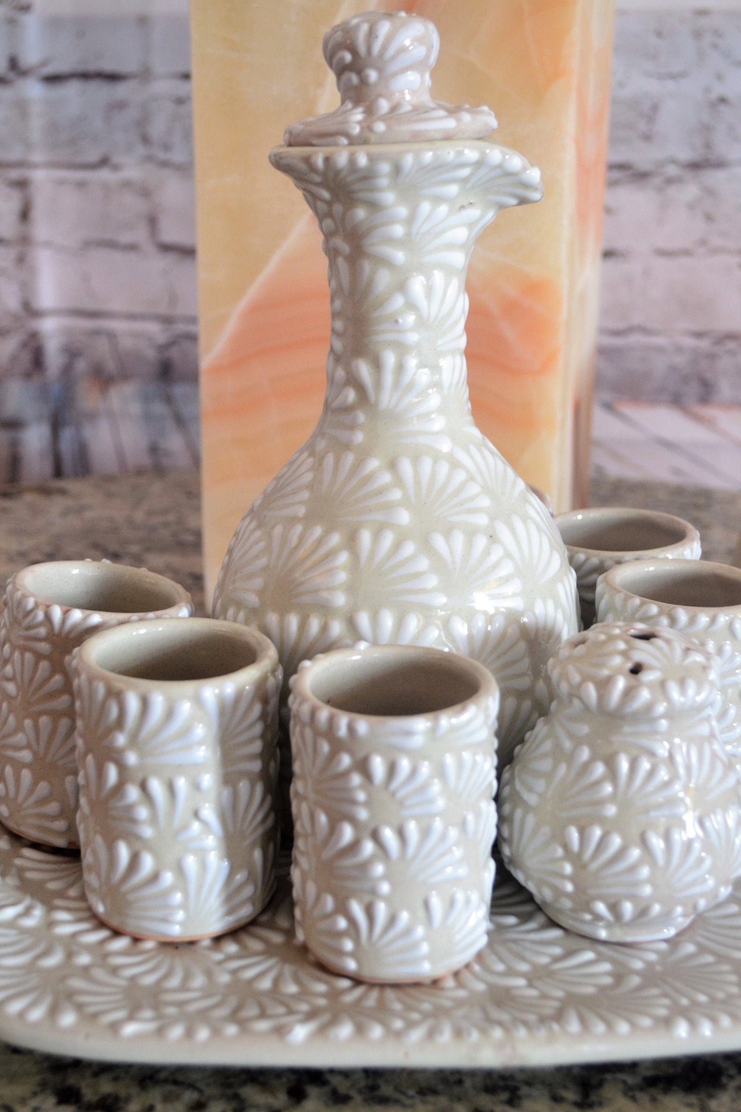 Juego de Tequila de Talavera Poblana CM224