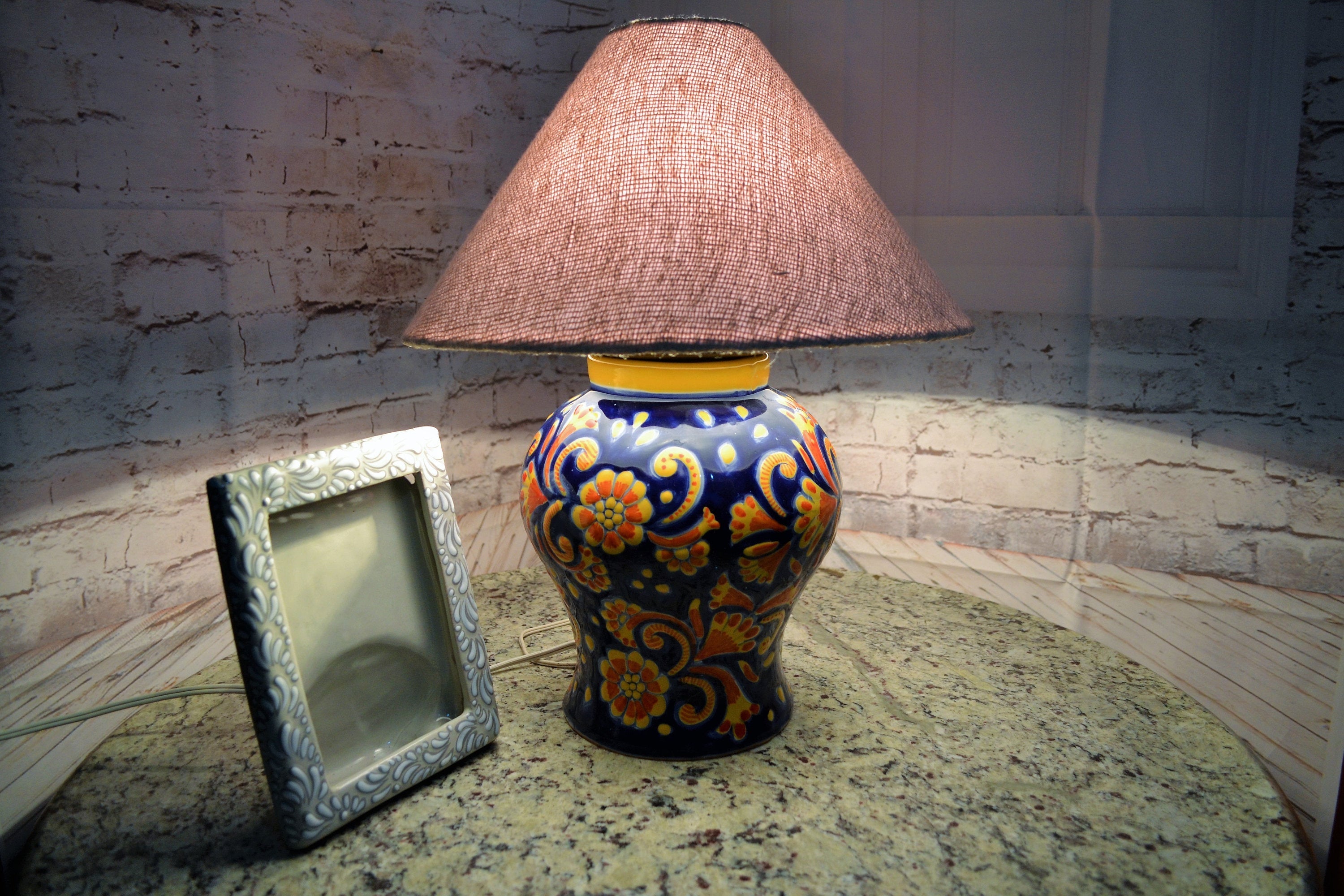 Lámpara de Talavera Poblana CM250