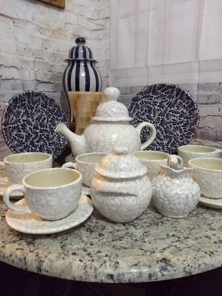 Juego de Café de Talavera Poblana CM068