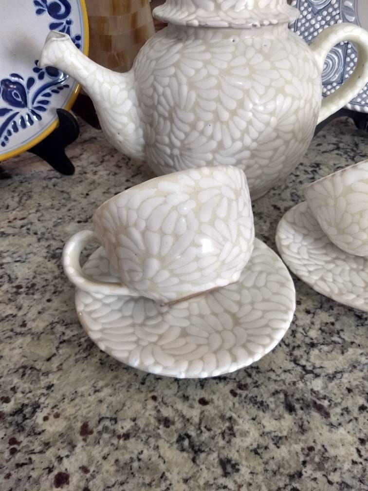 Juego de Café de Talavera Poblana CM068