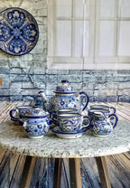 Juego de Café de Talavera Poblana