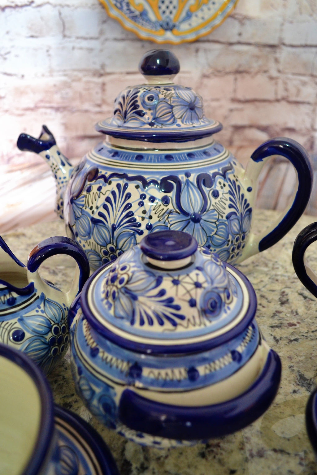 Juego de Café de Talavera Poblana