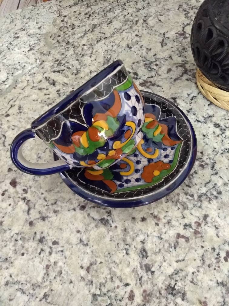 Juego de Café de Talavera Poblana CM107