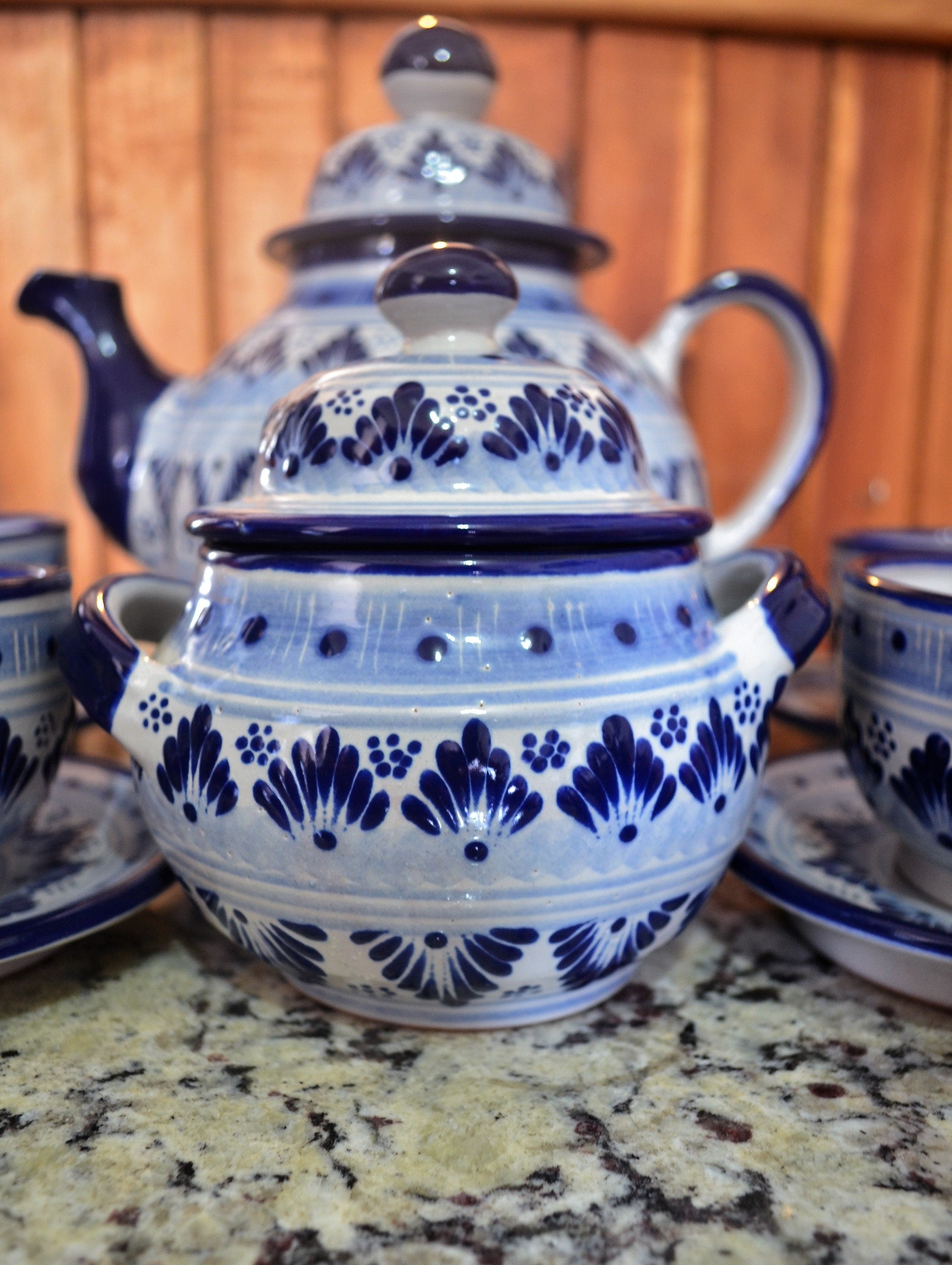 Juego de Café de Talavera Poblana CM088