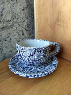 2 Tazas y Platos de Café de Talavera CM038