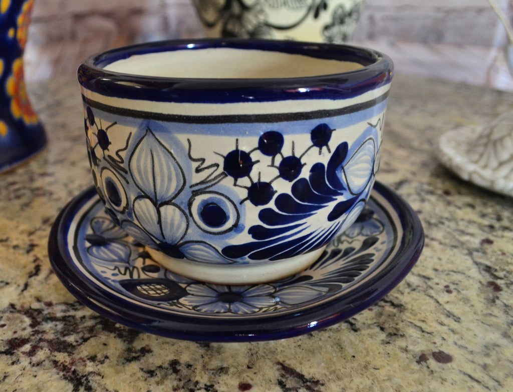 2 Tazas y Platos de Café de Talavera CM262