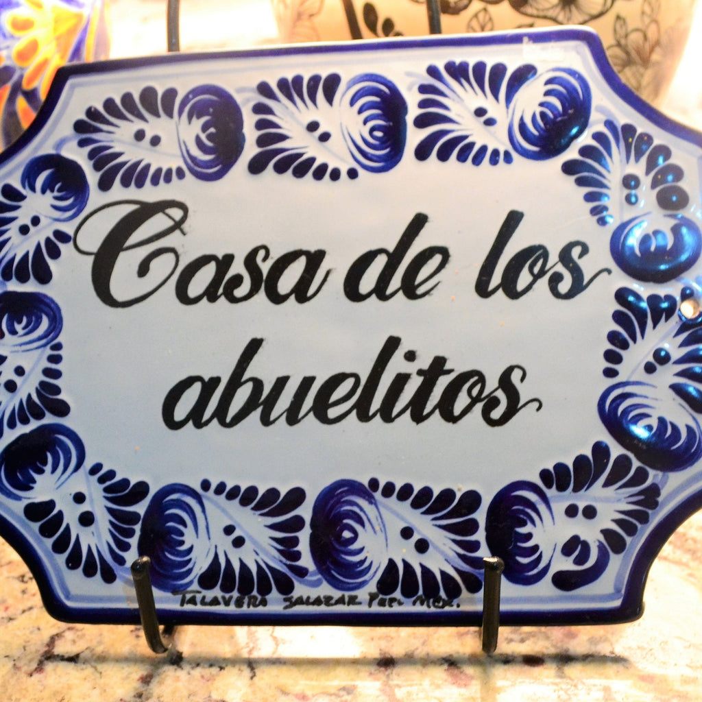 Letrero Personalizable de casa de Talavera Poblana
