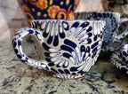 2 Tazas y Platos de Café de Talavera CM038
