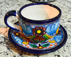 2 Tazas y Platos de Café de Talavera CM287