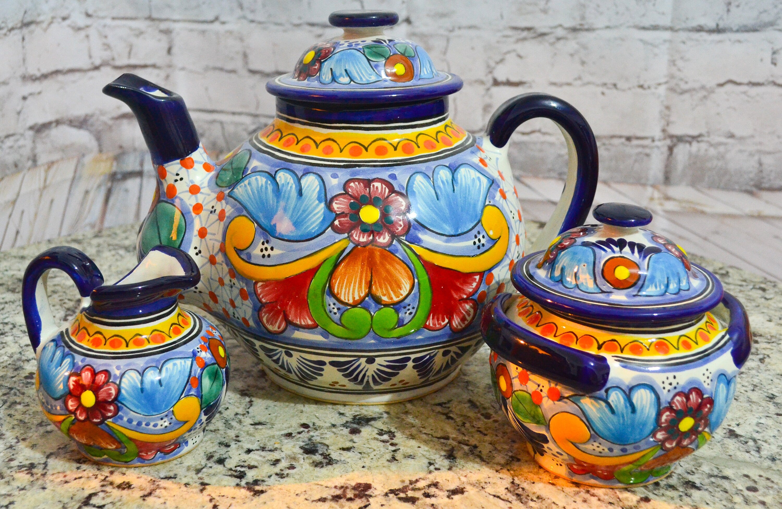 Juego de Café de Talavera Poblana CM287