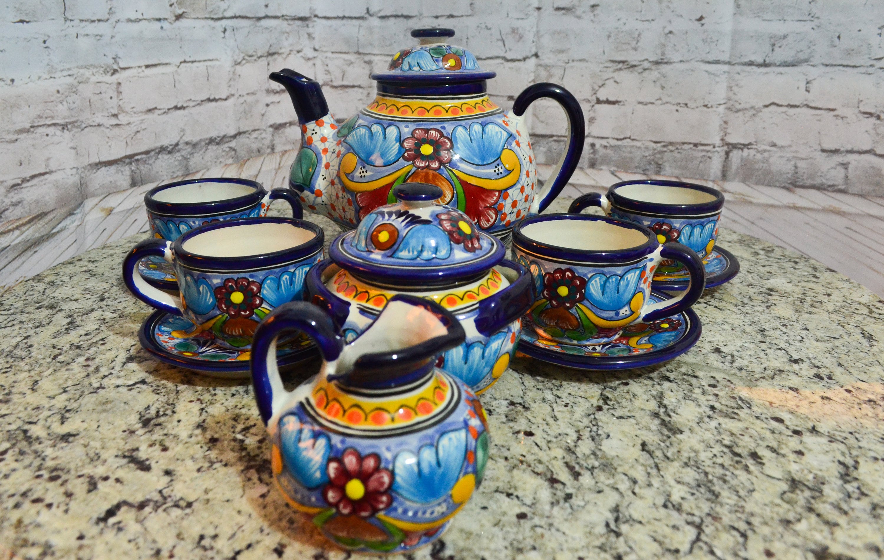 Juego de Café de Talavera Poblana CM287