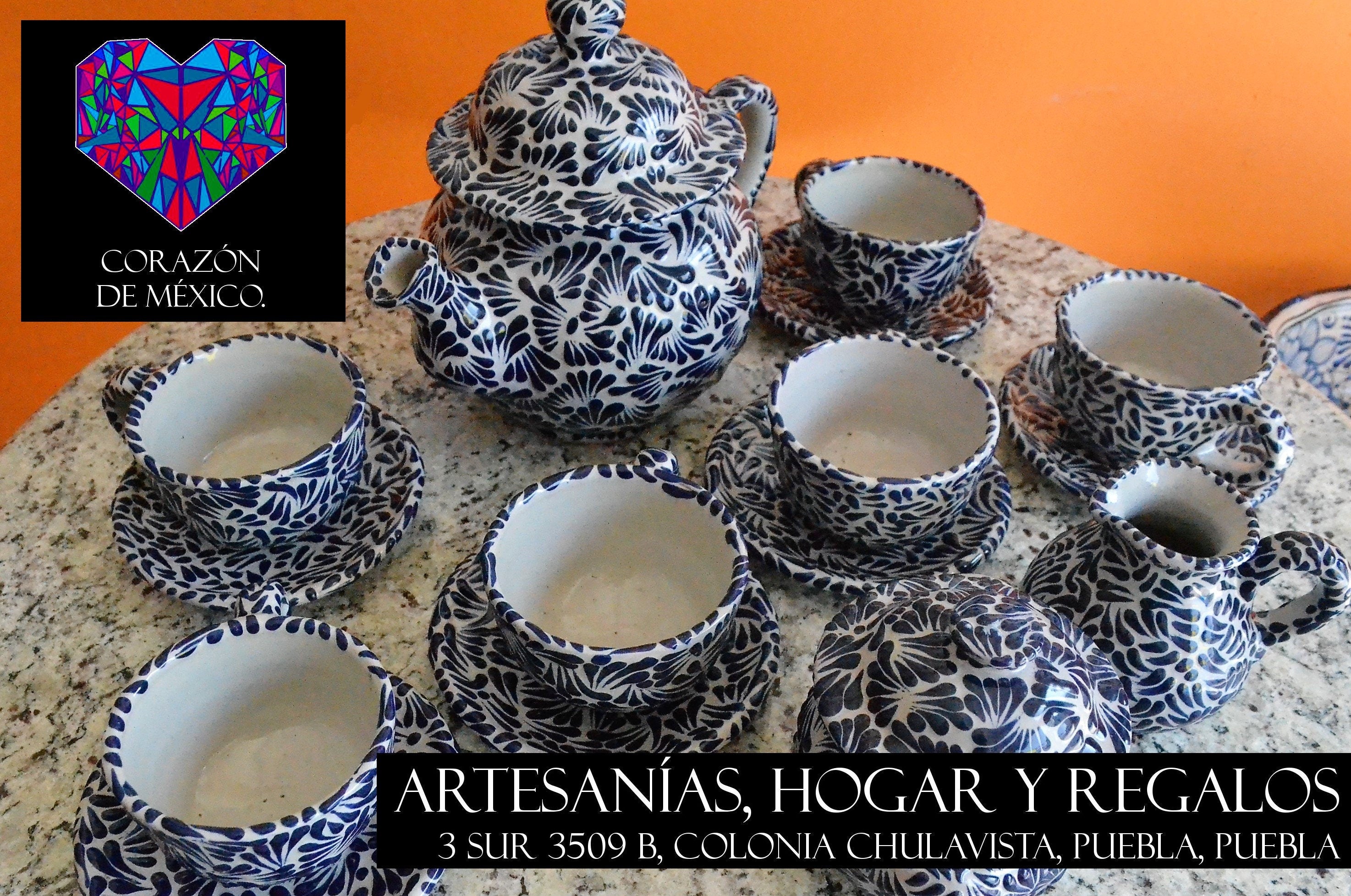 Juego de Café de Talavera Poblana CM080