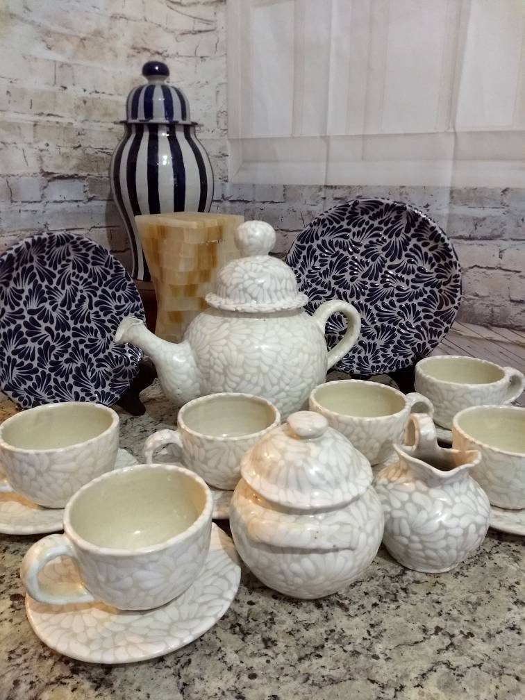 Juego de Café de Talavera Poblana CM068