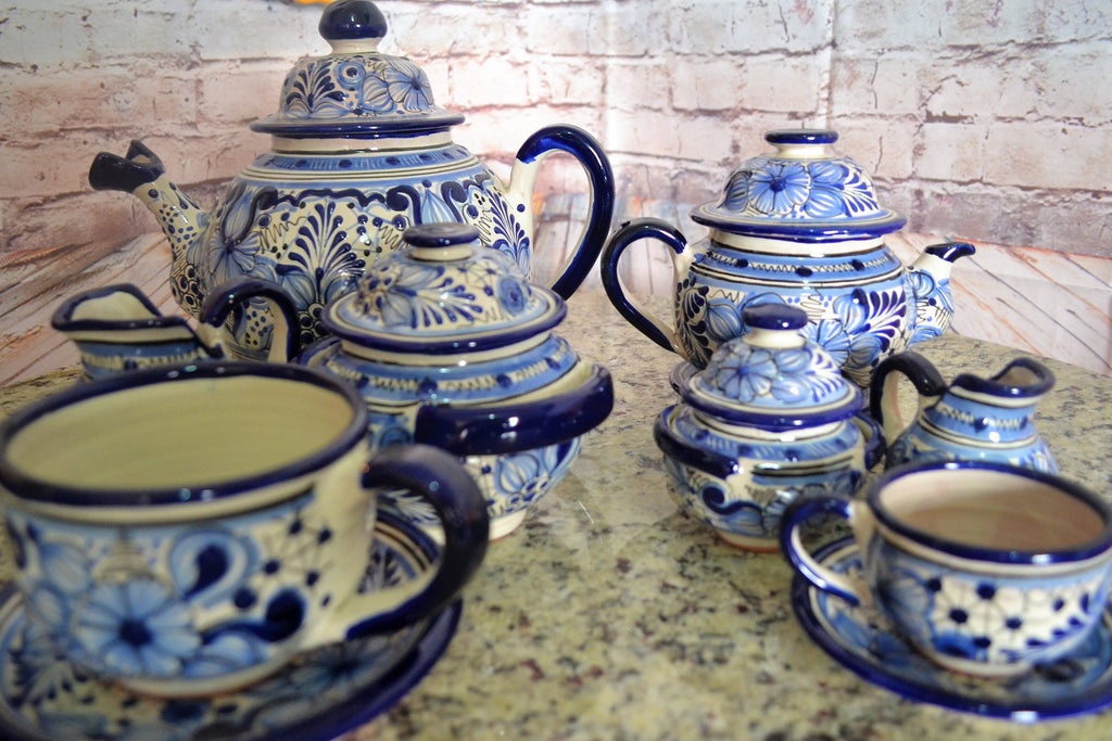 Juego de Café de Talavera Poblana